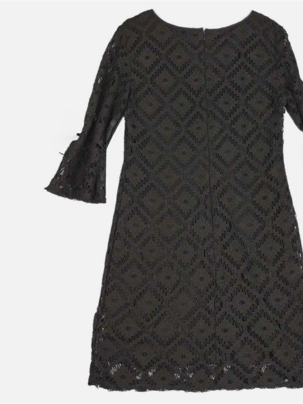 Women's Vintage R&K Black Lace Dress Cocktail Party‎ Size 16